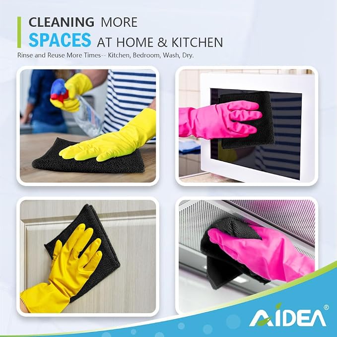 AIDEA Microfiber Cleaning Cloth-24PK, Soft Microfiber Towels - Image 7