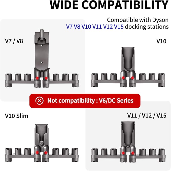 Premium Accessory Holders for Dyson Vacuum Cleaners - Image 2