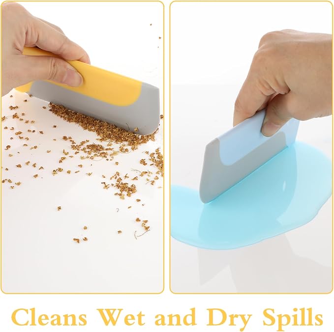 3 Pcs Small Squeegees Mini Rubber Blade Mini Water Scraper Window Tint Tools - Image 3