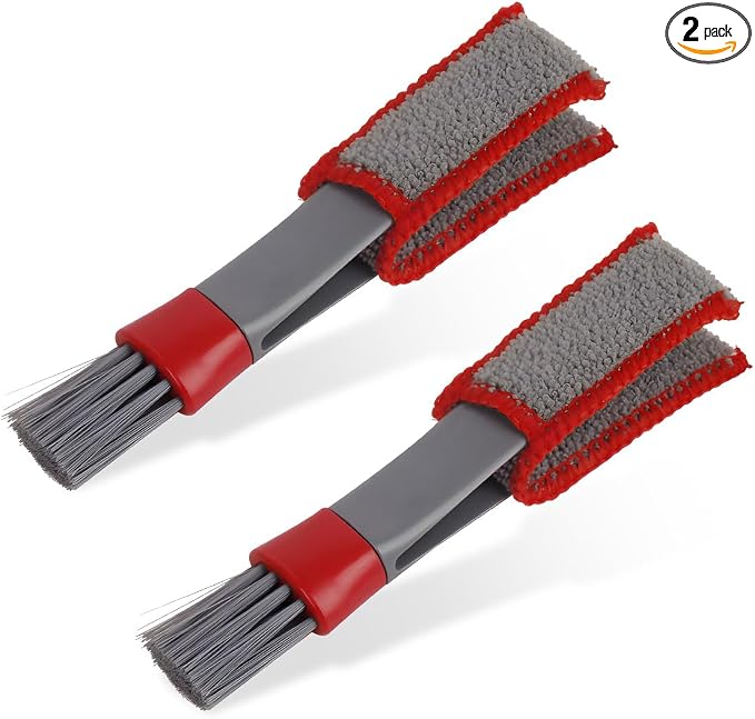 2 PCS Mini Duster for Car Air Vent, Double Ended Automotive Air Vent Microfiber by Unknown