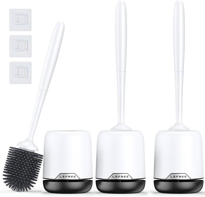 Lefree Toilet Brush Set with Ventilated Holder by Lefree