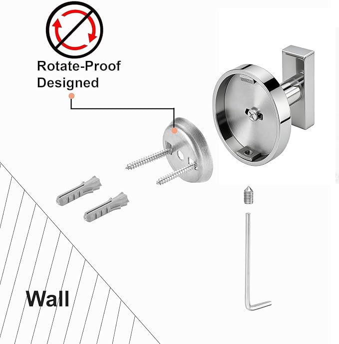 Nolimas Towel Hooks for Bathrooms, Chrome Polished Towel Hook for Kitchen - Image 5