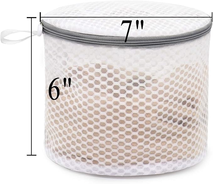 Muchfun 3Pcs Bra Wash Bags, Honeycomb Mesh Laundry Bags - Image 6