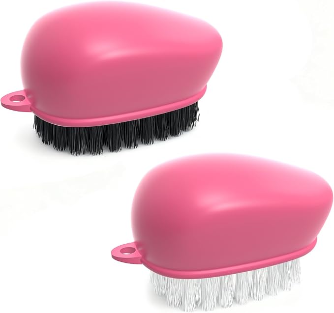 Vegetable Brush Scrubber for Food, Dishwasher Safe Ear-Hanging Veggie & Fruit by Cleangor