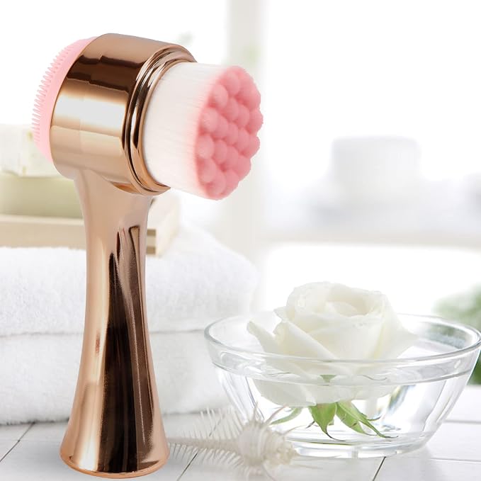 Face Brush 2 in 1, Facial Cleansing Exfoliating Brush - Image 7