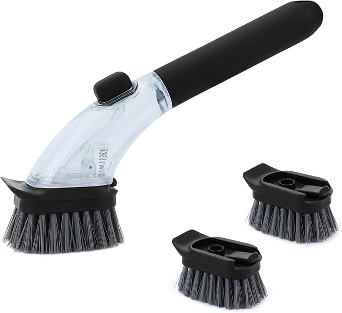 Soap Dispensing Dish Brush by DAPOWER