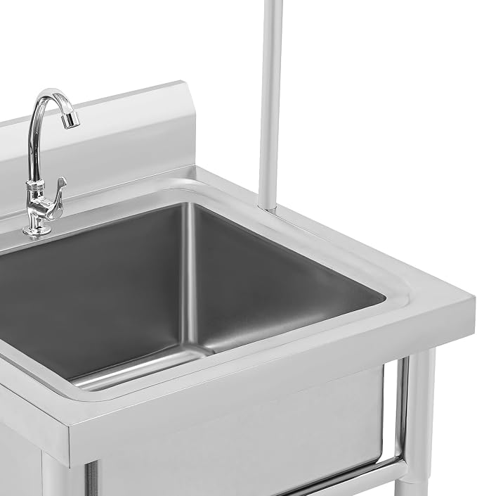 Stainless Steel Floor Mop Sink, Freestanding Mop Sink - Image 6