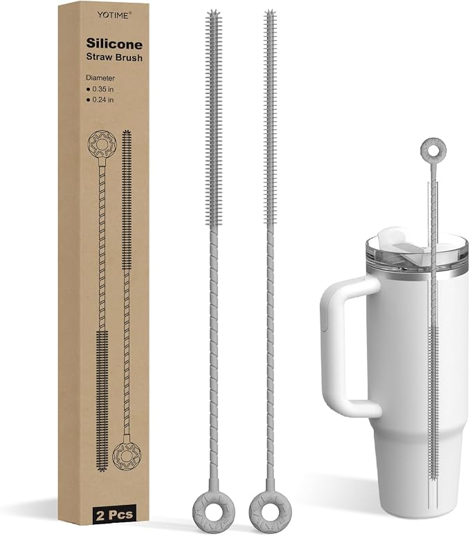 YOTIME Silicone Straw Cleaner Brush by YOTIME