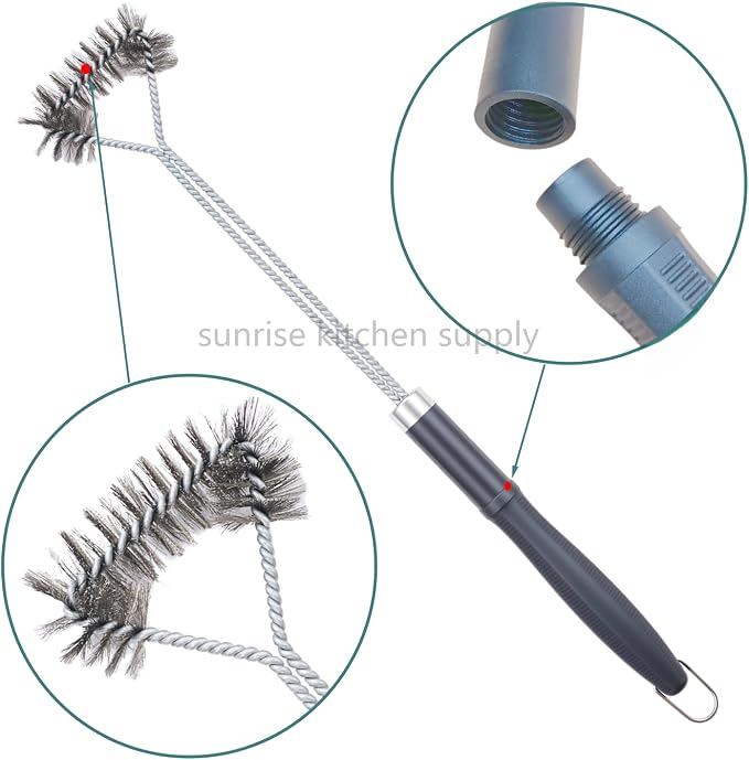 SUNRISE Fryer Brush with Long Handle - Image 2