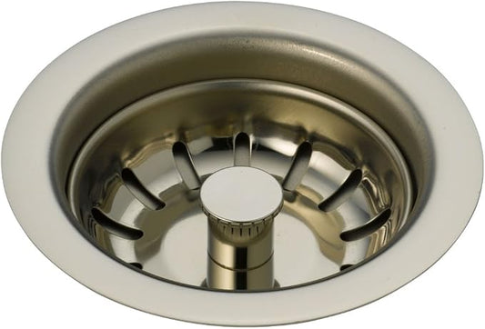 Delta Faucet 72010-PN Kitchen Sink Flange & Strainer, Polished Nickel by DeltaFaucet