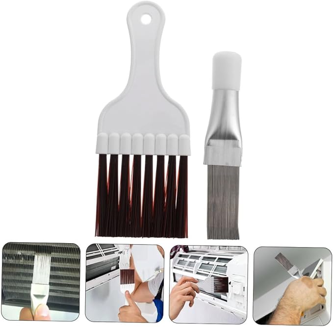 Cabilock Air Conditioner Fin Cleaner Set 6pc Condenser Tools Coil Brush - Image 6