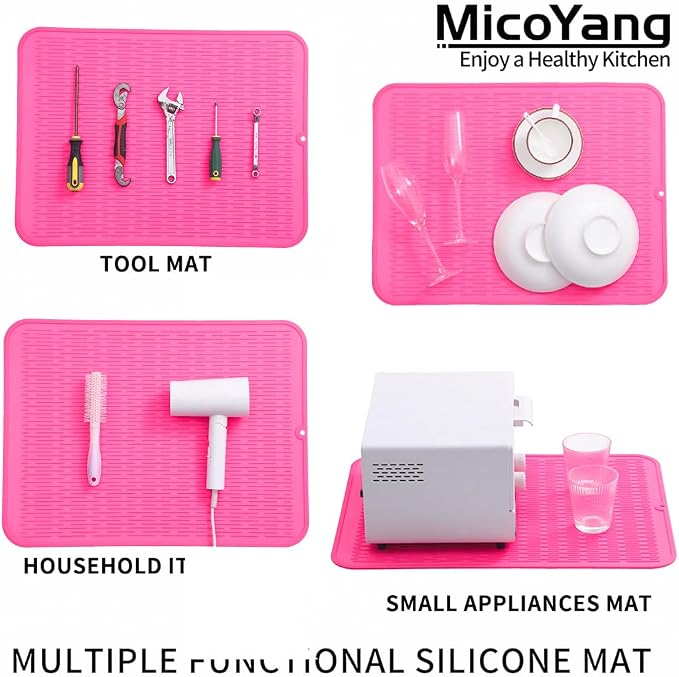 Silicone Dish Drying Mat for Multiple Usage, Easy clean, Eco-friendly, - Image 4