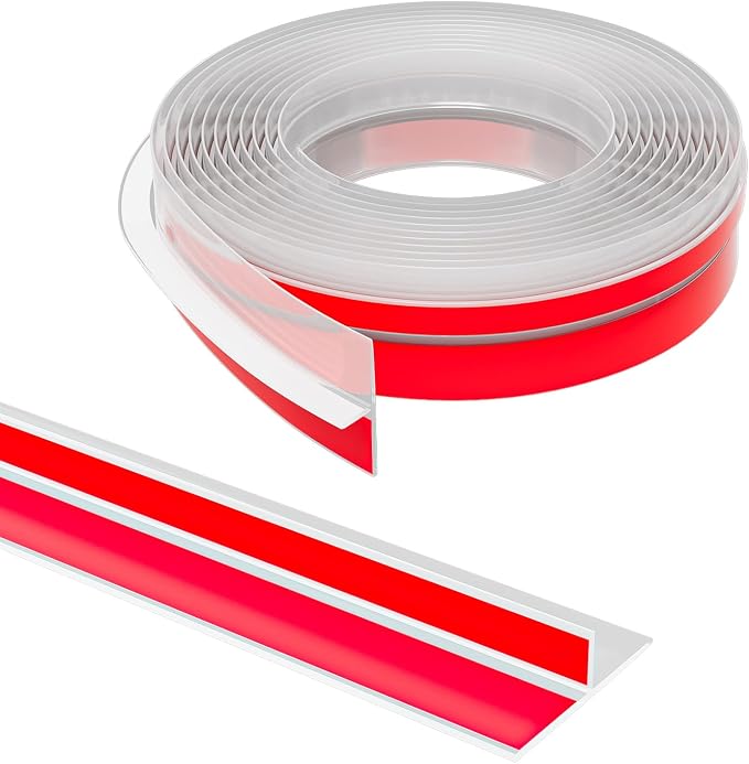 T-Shaped Door Draft Stopper, 1.37 in x 10 Ft Silicone Seal Strip by Elvone