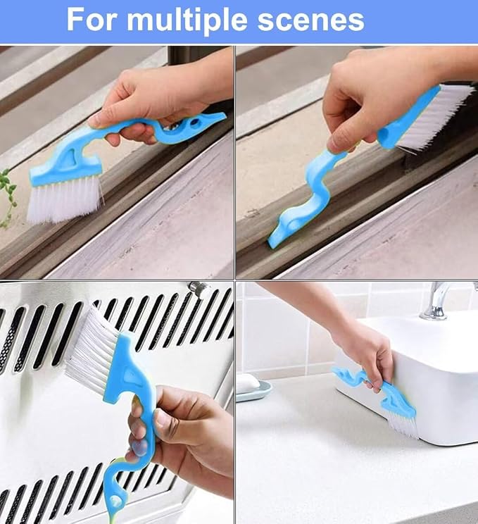Window Groove Cleaning Brush kit Sliding Door Track Crevice Cleaning Brush - Image 5