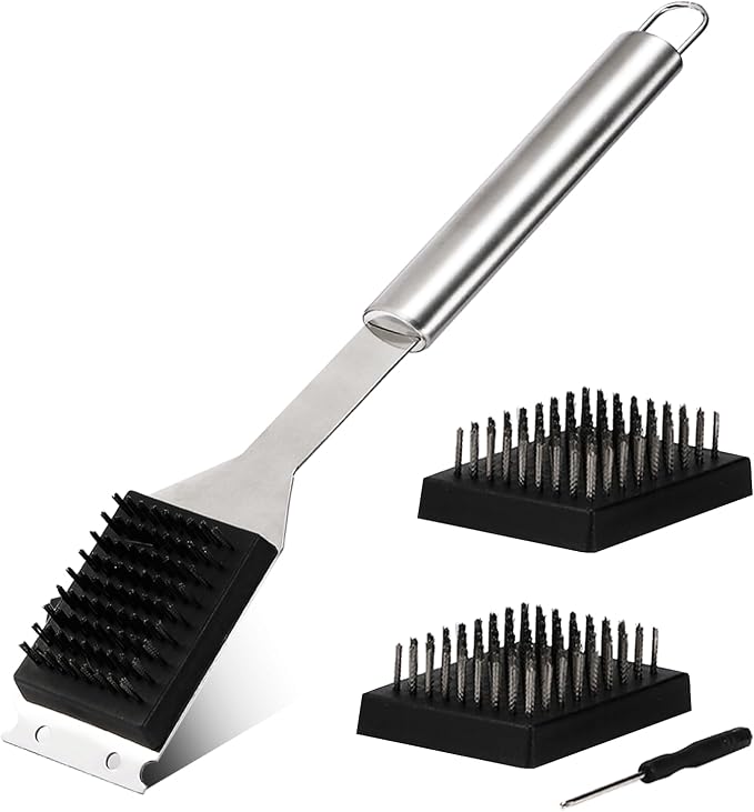 16.5” Grill Brush and Scraper by Zxmissu