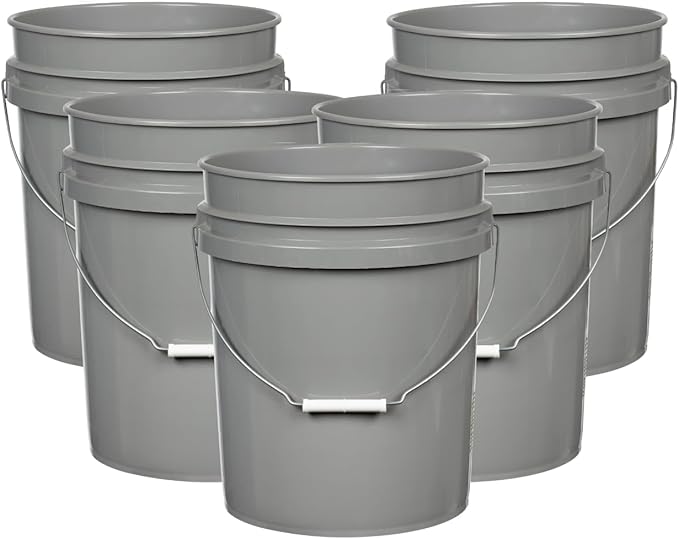 House Naturals 5 Gallon Premium HPDE Plastic Bucket by House+Naturals