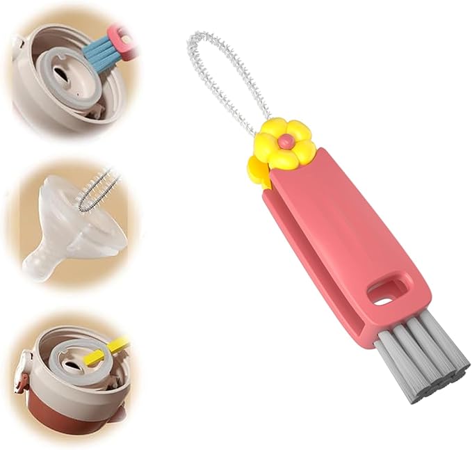 3 in 1 Cup Lid Gap Cleaning Brush, Cup Lid Gap Cleaner, Home Kitchen Crevice by Fuiyuqa