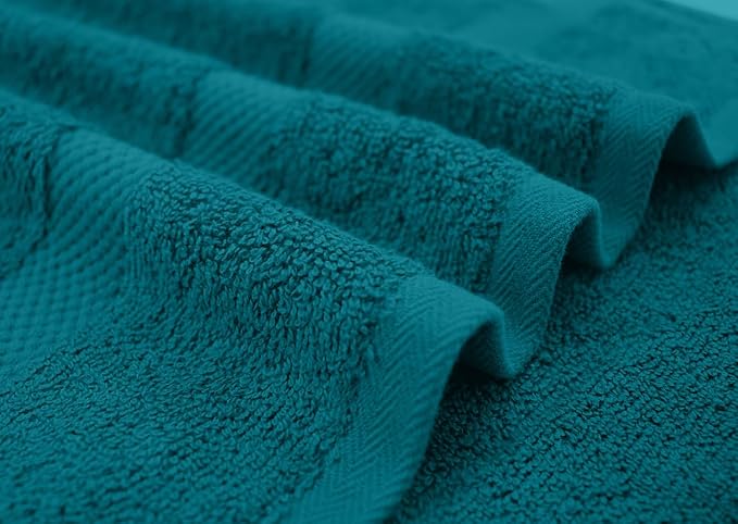DAN RIVER Bath Towels Set of 4, 27 x 54 Inches, 100% Cotton, Larger & Lighter - Image 6