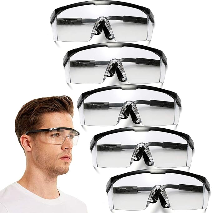 Safety Glasses, Lightweight Fog-Proof Safety Goggles by HANCHS
