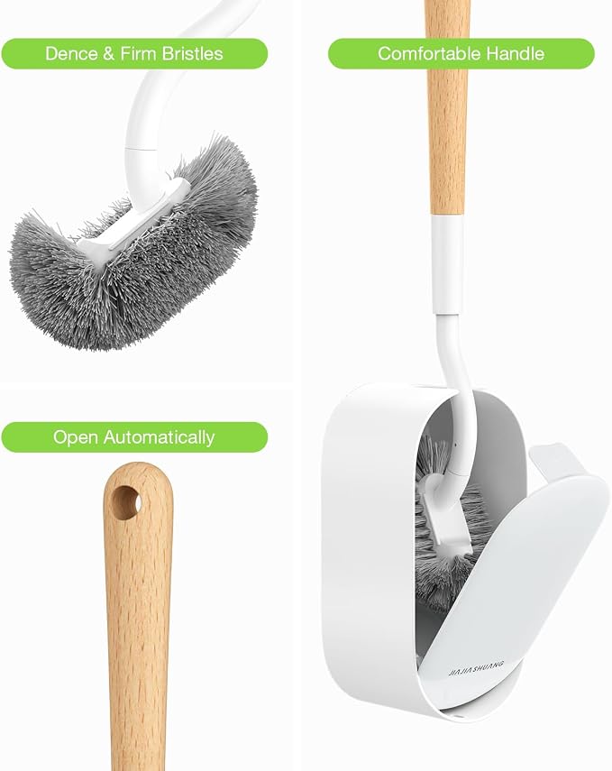 Bamboo Toilet Brush Set, 2 Pack - Image 6