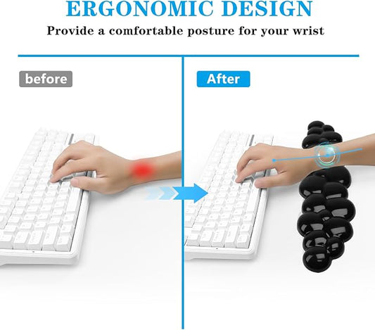 Gel Cloud Keyboard Wrist Rest, Cute Wrist Support and Arm Support Keyboard Rest - Image 2
