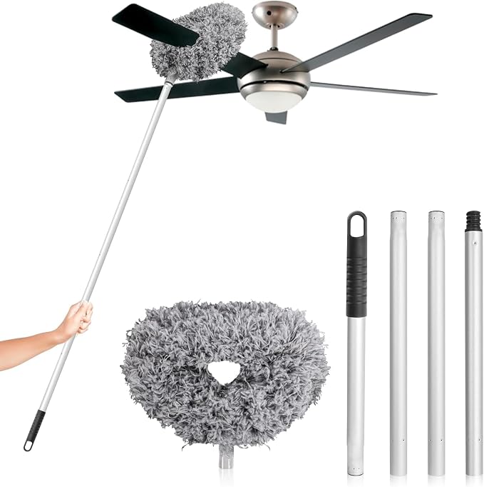 Washable Ceiling Fan Cleaner from 13 to 50 Inch Microfiber Duster by LUFMWCWD
