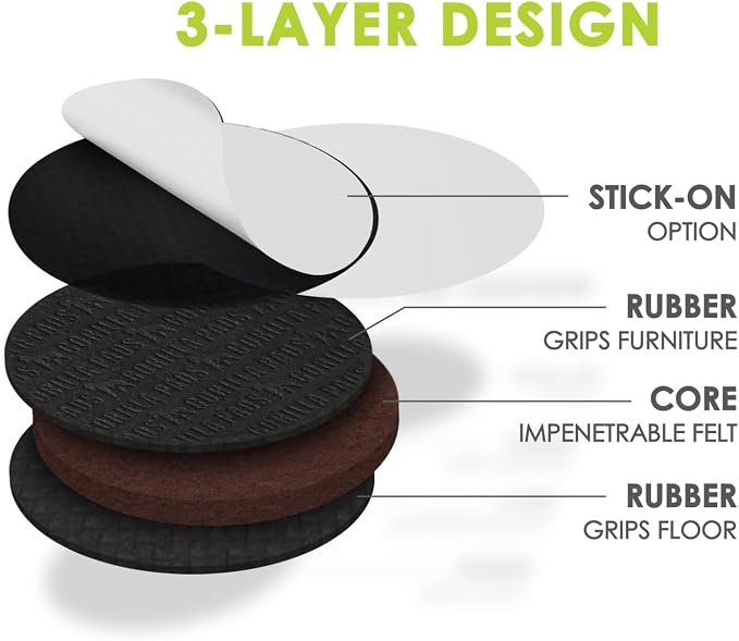 Slipstick GorillaPads CB144 Non Slip Furniture Pads/Grippers Furniture Feet - Image 4
