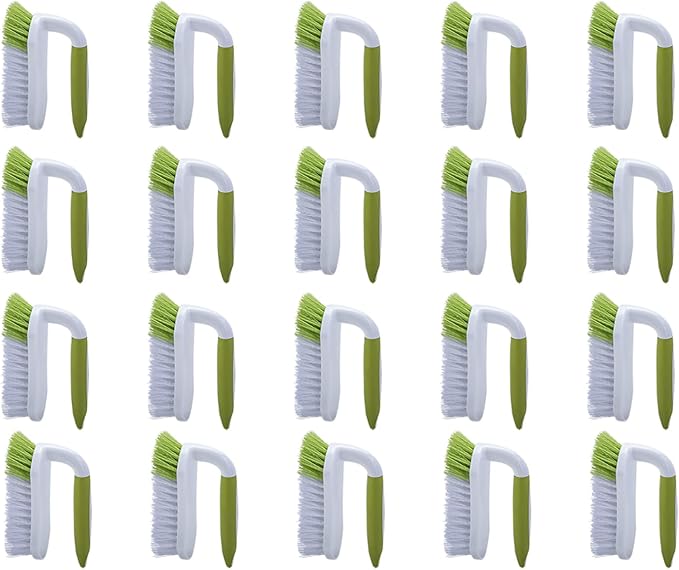 Scrub Brush for Cleaning, Heavy Duty Shower Scrubber by YeuDeuy