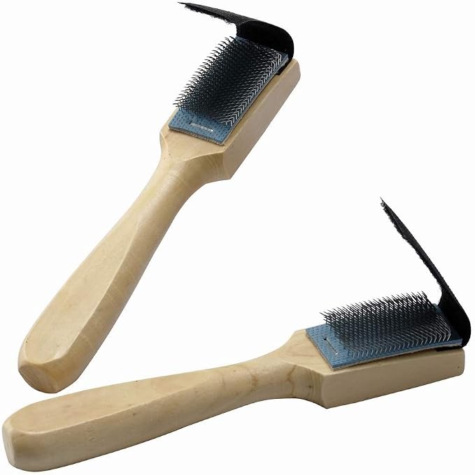 BinaryABC Dance Shoes Brush, Shoes Cleaner Brush, Suede Sole Wire Shoes Wood - Image 3