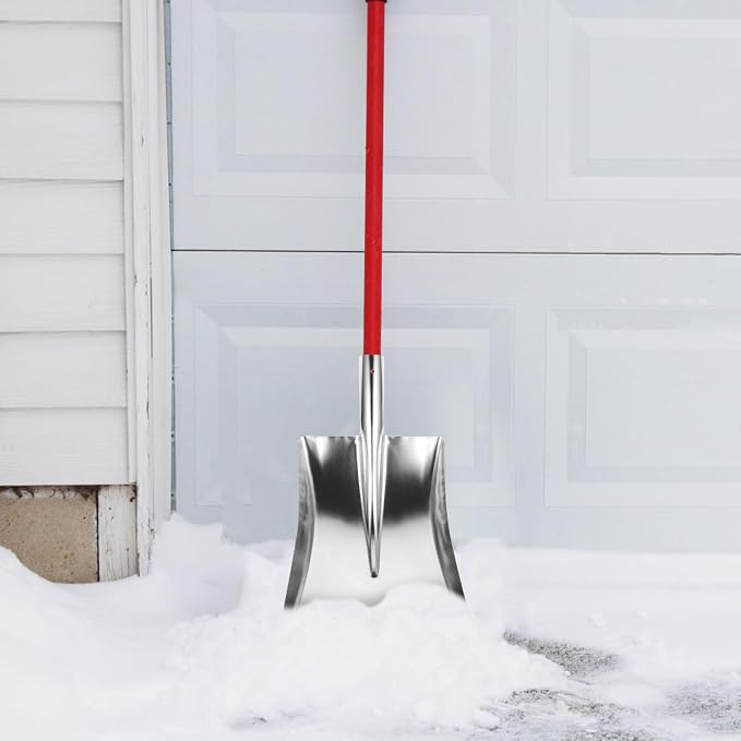Metal Snow Shovel and Garbage Dustpan - Image 9