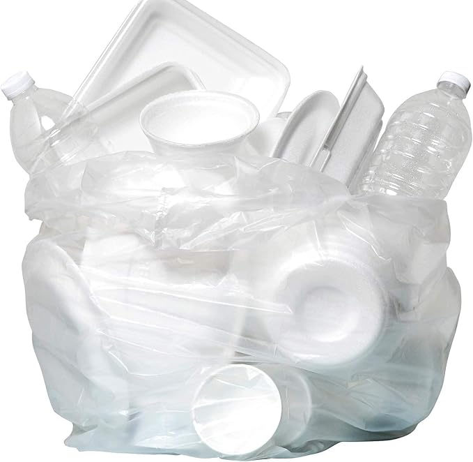 Aluf Plastics High Density Trash Bags, 60 Gallon, 14 Micron, - Image 5