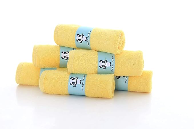 HIPHOP PANDA Baby Washcloths, Rayon Made from Bamboo - Image 6
