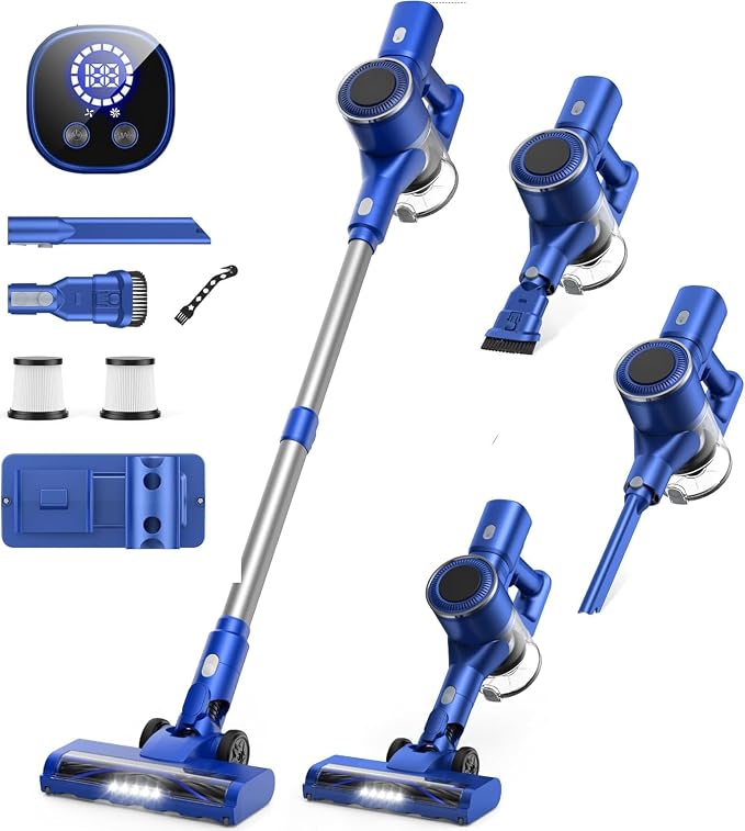 Natrogix Cordless Vacuum Cleaner, 35Kpa Vacuum Cleaners by Natrogix