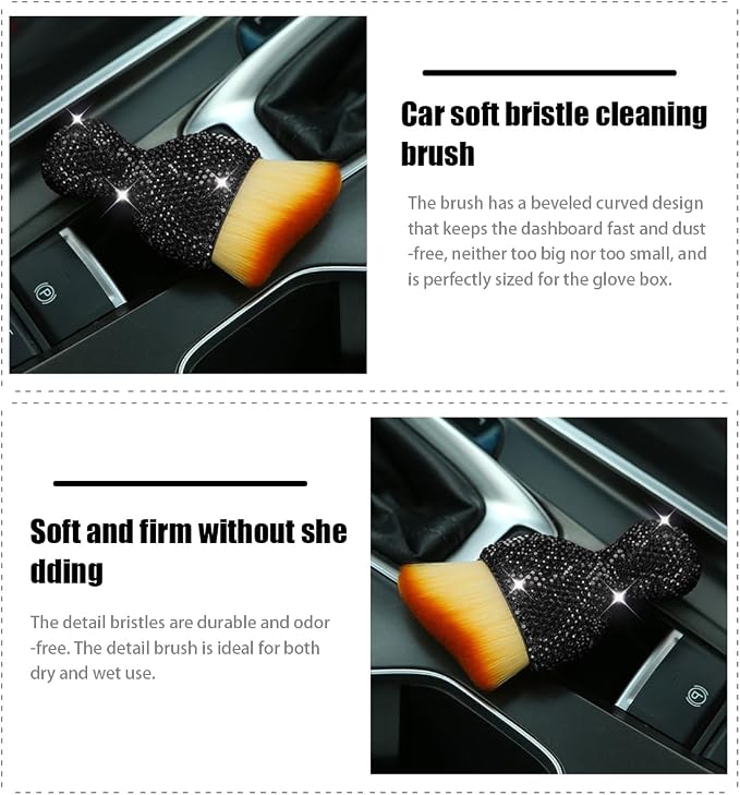 zipelo Auto Interior Dust Brush, Car Detailing Cleaning Brush - Image 3