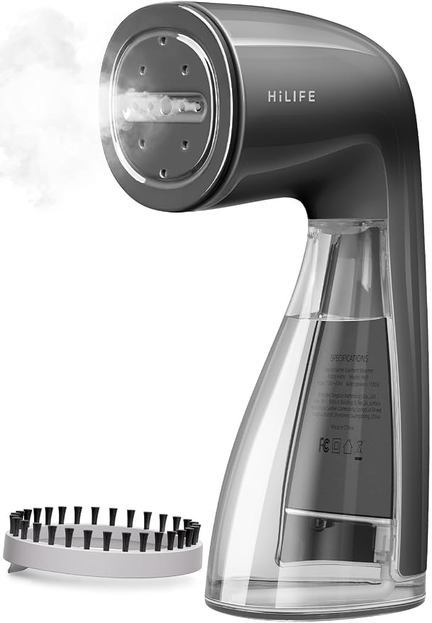 HiLIFE Steamer for Clothes, 1100W Clothes Steamer, Fast Wrinkle Removal by HiLIFE