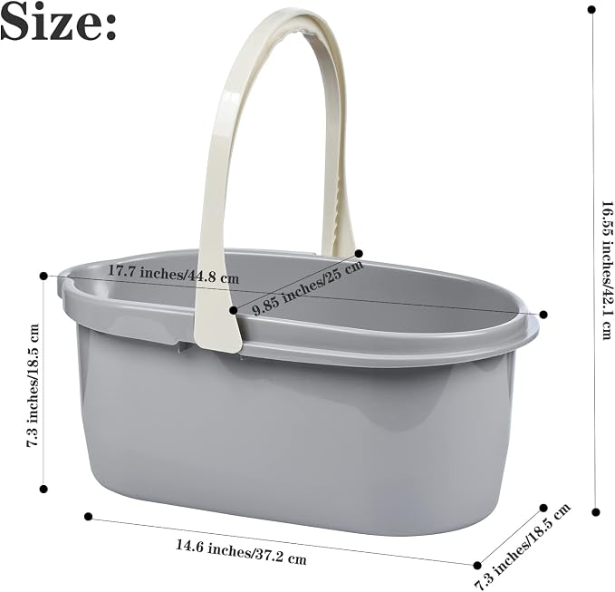 Haundry 4.5 Gallon Cleaning Bucket, Good Grips Household Mop Bucket - Image 9