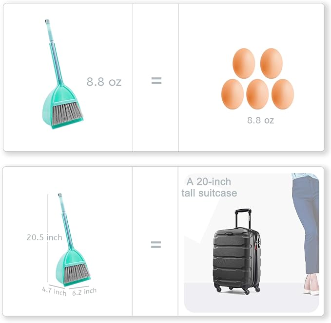Small Broom and Dustpan Set, Household Mini Broom and Dustpan Set, Mini Broom - Image 6