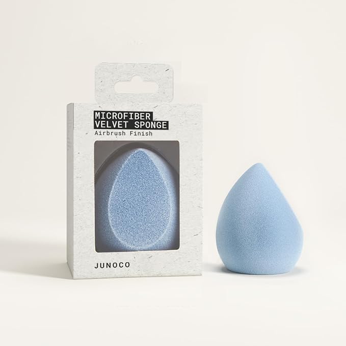 JUNO & Co. Microfiber Makeup Sponge, Dual Layer Technology - Image 2