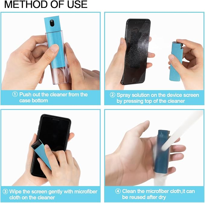 Screen Cleaner Touchscreen Mist Spray, walrfid Cleaning Kit - Image 3