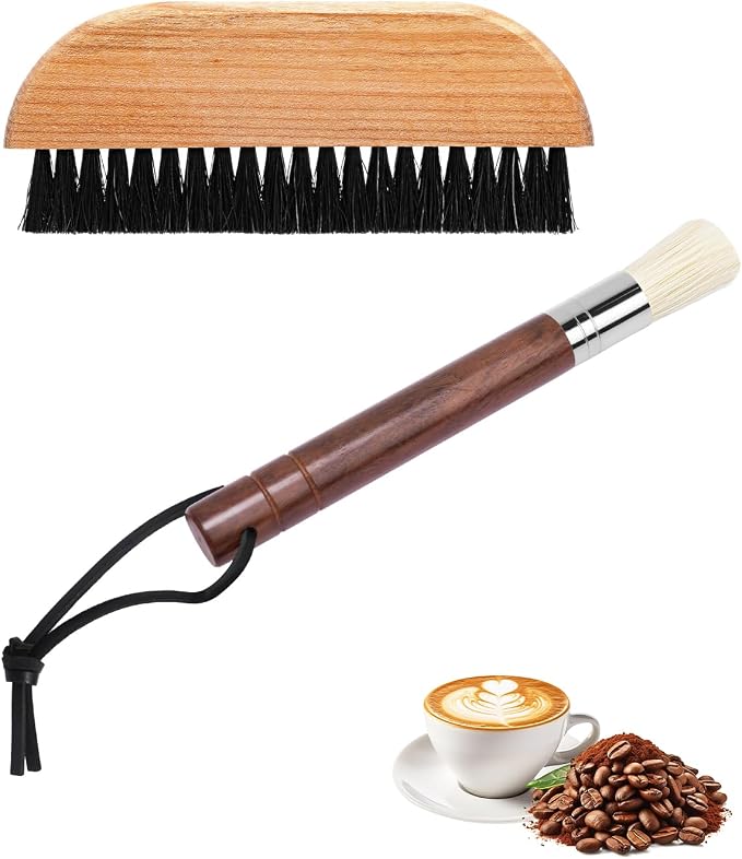 2 Pack Coffee Brush, Espresso Machine Brush by PROKITCHEN
