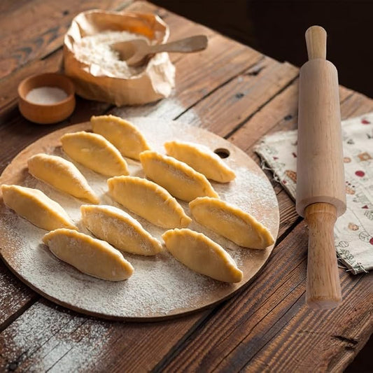 PRETYZOOM Wooden Rolling Pin 10.82In Dough Pastry Roller - Image 2