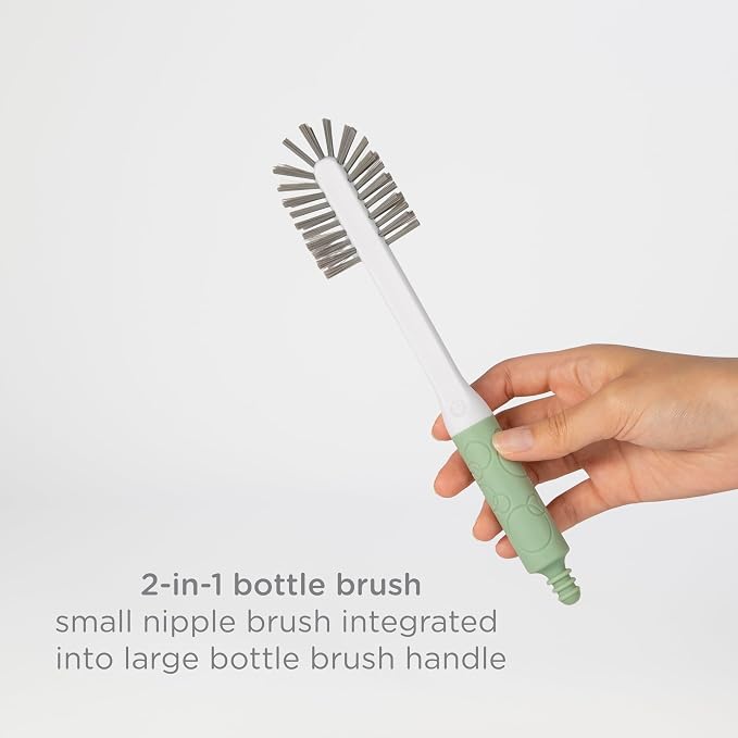 Ubbi On-the-Go Drying Rack and Brush Set, Includes Travel Case and Bottle Brush - Image 5