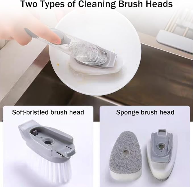 Soap Dispensing Dish Brush - Image 4