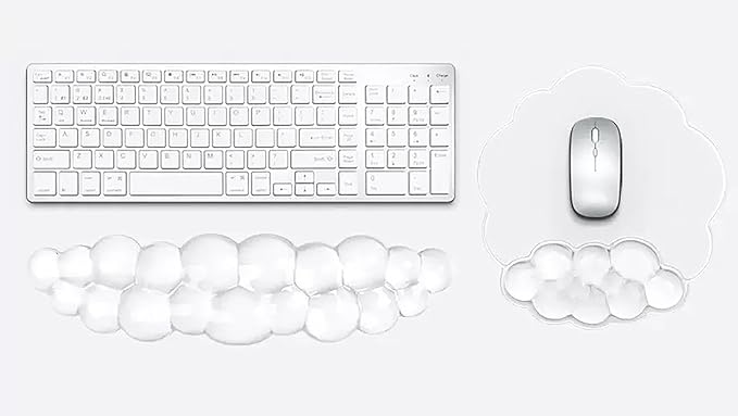 Mouse Pad with Wrist Rest, Soft Cloud Gel Keyboard Mouse Pad Set with Hand by Unknown