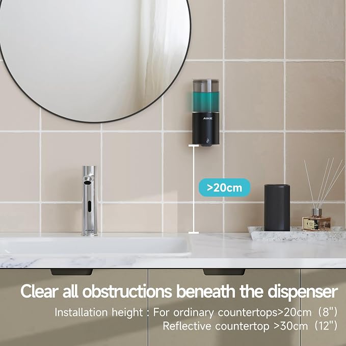 AIKE Automatic Soap Dispenser Wall Mounted - Image 2
