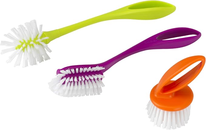 Casabella Loop 3-Piece Dish Brush Set by Casabella