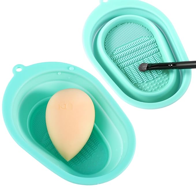 DUcare Makeup Brush Cleaner Shampoo Soap Solid Brush Cleaning Mat Removes by DUcare