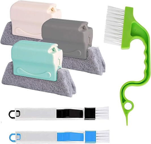 Window Groove Cleaning Brushes Tools, Magic Window Sill Cleaning Tool by QeeHeng