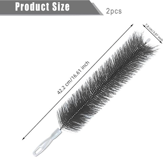 2 PCS Fan Cleaner Brush, Cobweb Duster Bendable Fan Duster, Plastic Dust - Image 2