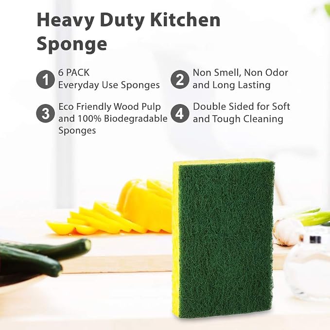 SCRUBIT Heavy Duty Scrub Sponge - Image 5